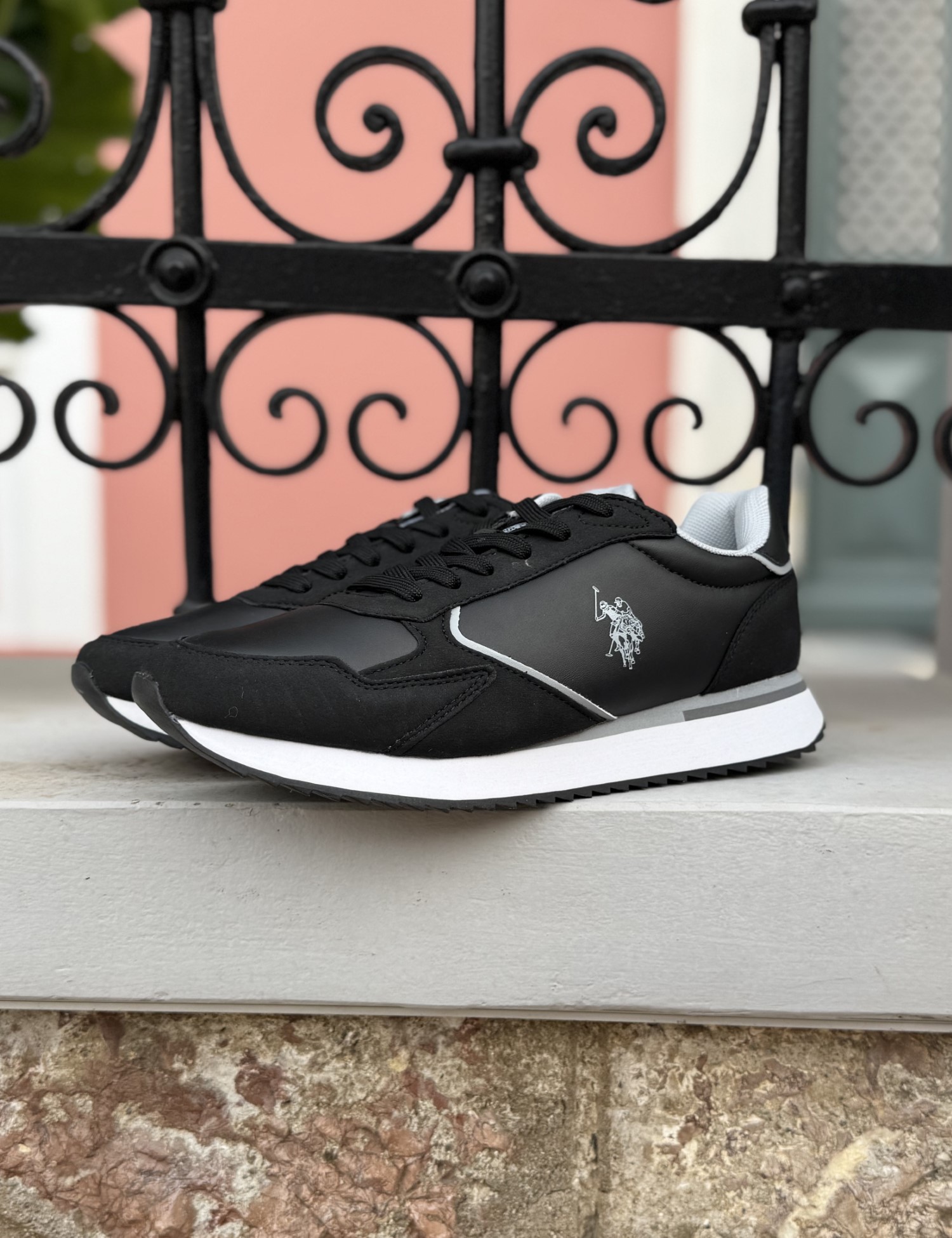 U.S. Polo Assn. ανδρικά μαύρα casual sneakers CHRIS001BLK φωτογραφία
